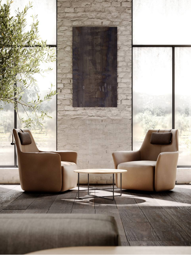 Nojatuoli Alexander - nahka