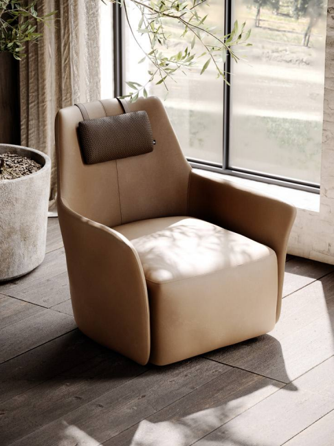 Nojatuoli Alexander - nahka