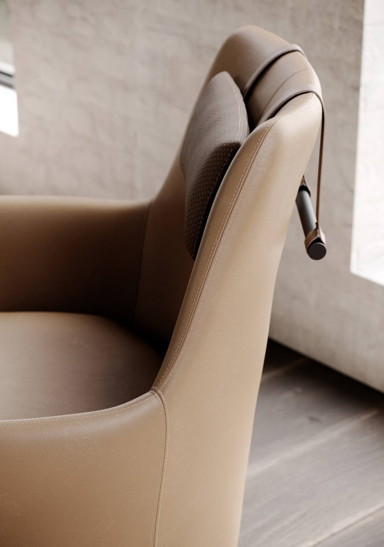 Nojatuoli Alexander - nahka