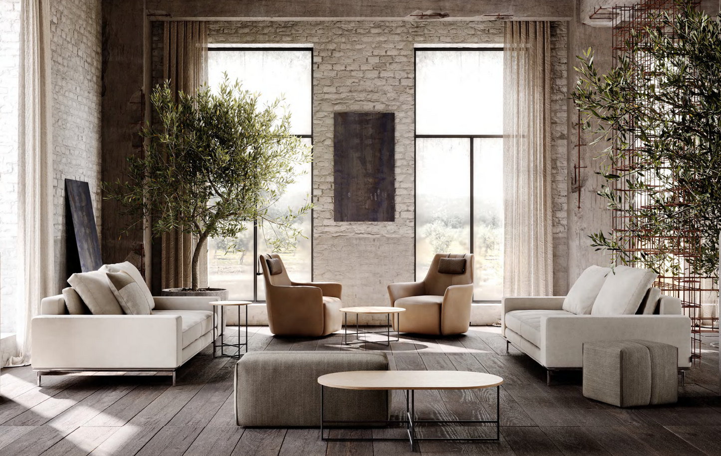 Nojatuoli Alexander - nahka