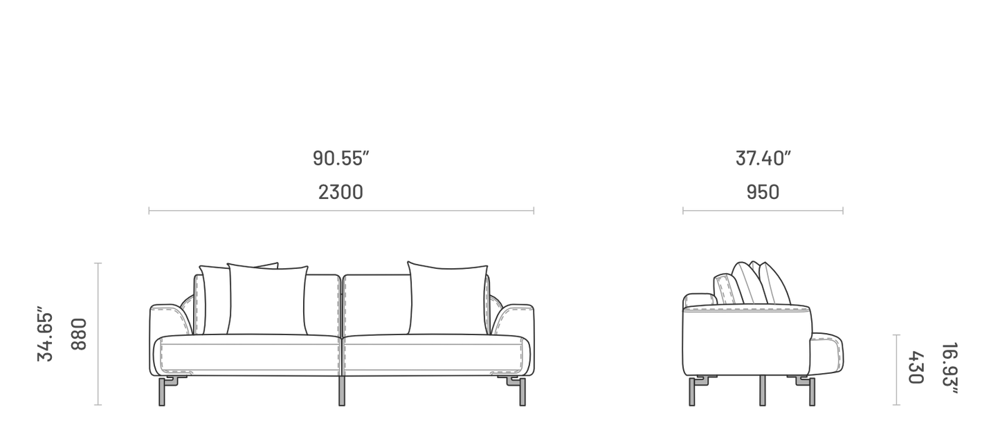Sohva Taís 3-istuttava