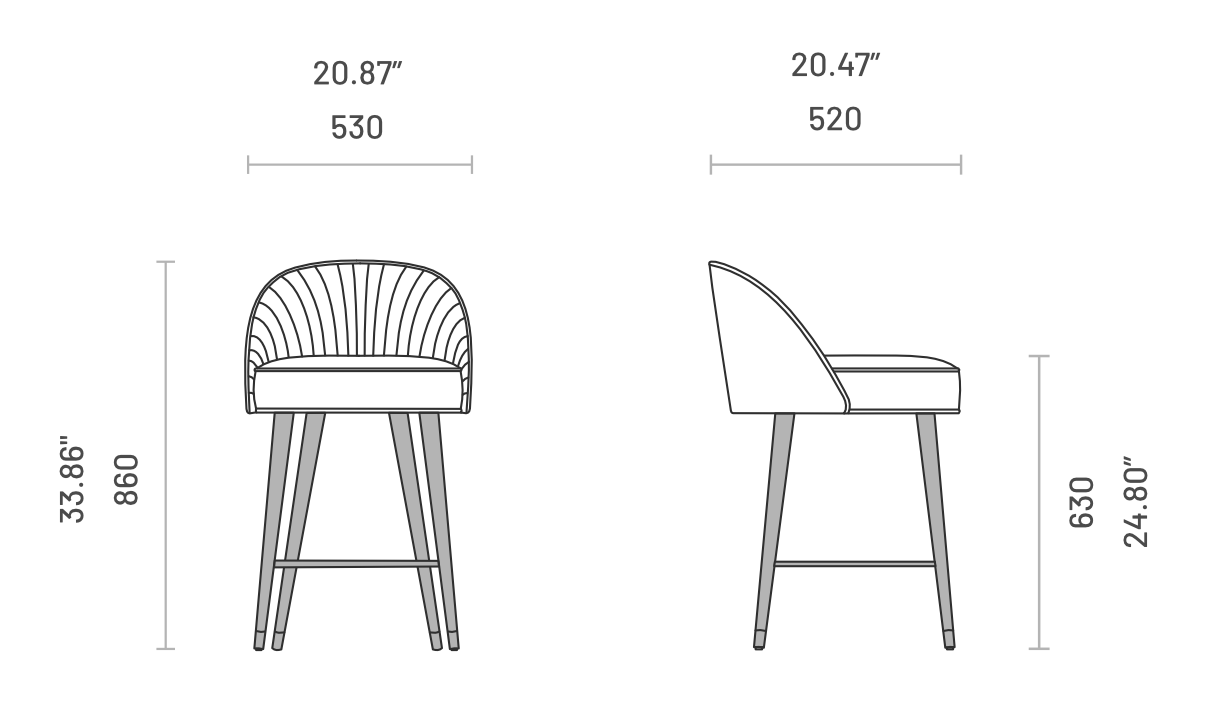 Baarijakkara Camille Matala metallikoristeilla
