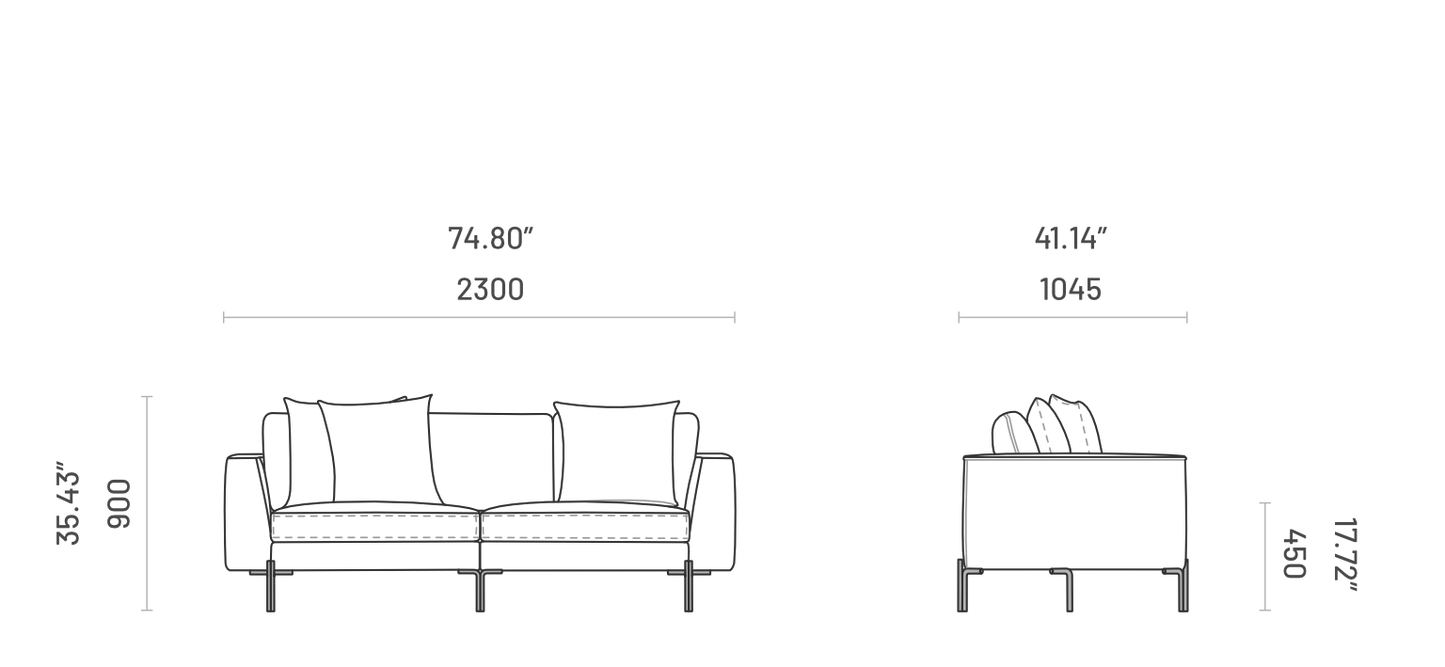 Sohva Nicole 3-istuttava