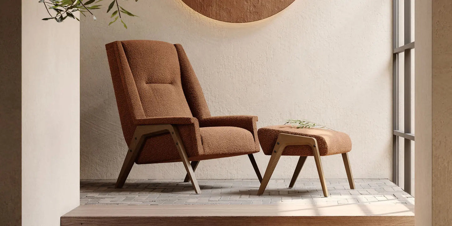 Nojatuoli Greta Korkealla nojalla